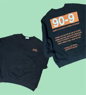 GANI 블랙 맨투맨 90-9