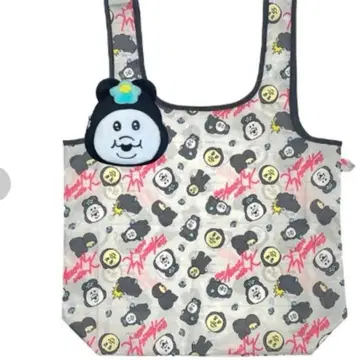 시마무라 봉제 인형 파우치 포함 에코백