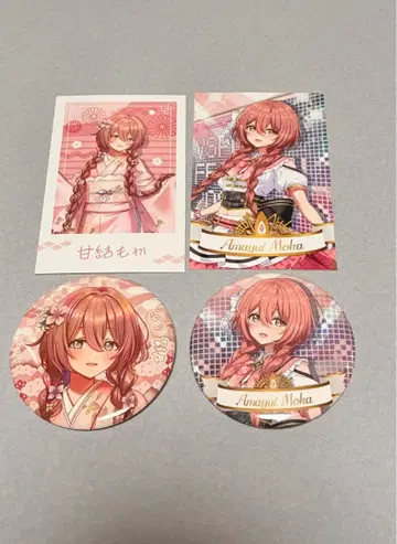 브이스포! 아마츠 무카 캔뱃지 폴라로이드풍 카드