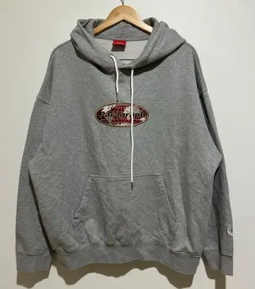 패러그래프 Paragraph 프론트 자수 로고 풀오버 후드티