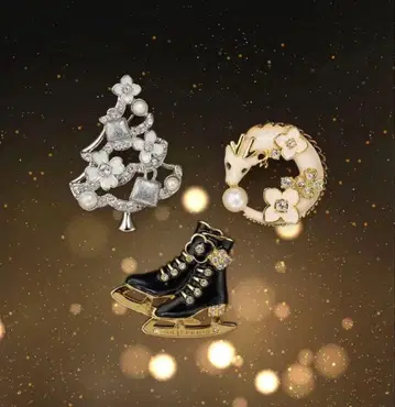 미사용 새상품 ANTEPRIMA 스케이트 신발 브로치 블랙