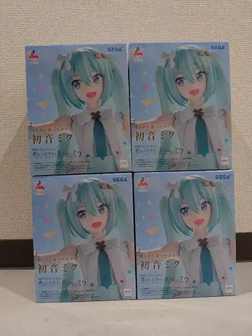 프로세카 열린 창의 세계 하츠네 미쿠 피규어 4개 세트