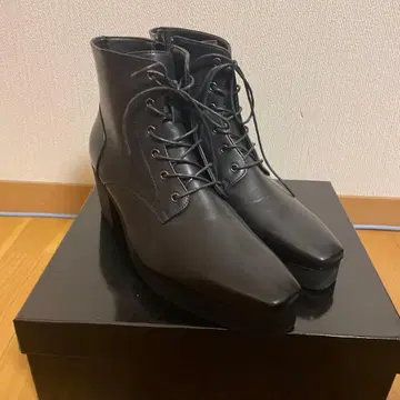 [ CLEL ] 하이 밑창 디자인 힐 부츠