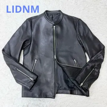 리드롬 가죽 자켓 블랙 싱글 라이더