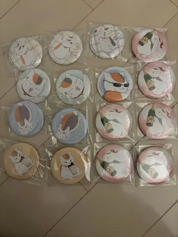 나츠메 우인장 냥코 선생님 캔뱃지 세트