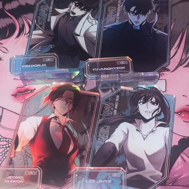 전독시 구마왕전 반신 아크릴스탠드 김독자 유중혁 정희원 이지혜