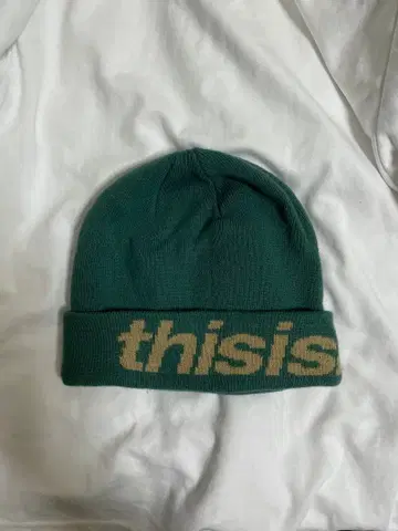 thisisneverthat 네버댓 로고 니트 모자 비니