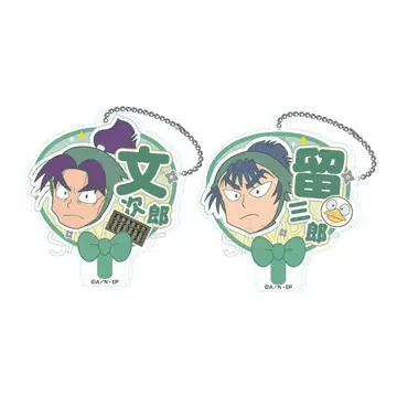 닌타마 란타로 데코 부채 키체인 시오에 분지로 식만 루사부로