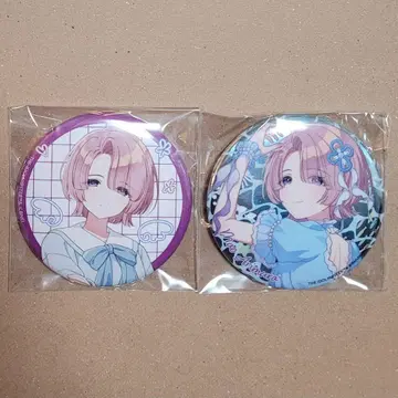 학마스 애니메이션 바코 선샤인 수족관 아리무라 린넨 캔뱃지 2점