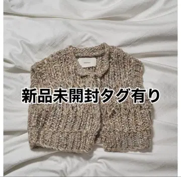 [ 새상품 ] todayful Mix Handknit Vest 그레이지