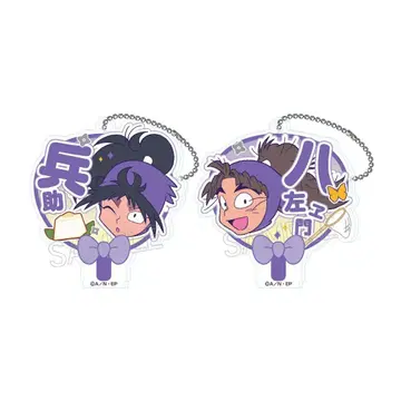 닌타마 란타로 데코 부채 키체인 쿠쿠치 헤이스케 타케야 하치자에몬