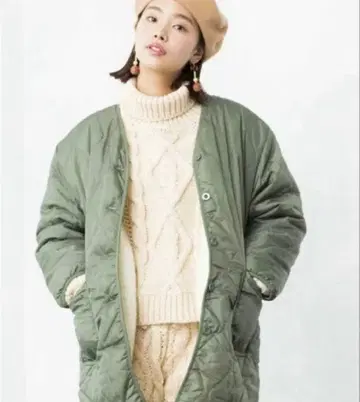 WEGO 리버서블 밀리터리 보아 코트