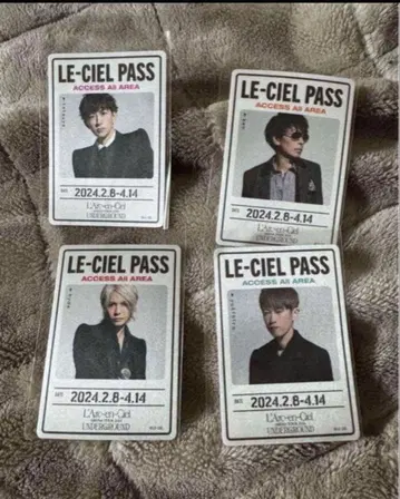 E상 [ 백스테이지 패스풍 기념 스티커 ] (4매 세트)