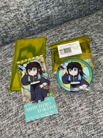 귀멸의 칼날 중국 한정 비유 시리즈 토키토 무이치로 아크릴 티켓 캔뱃지