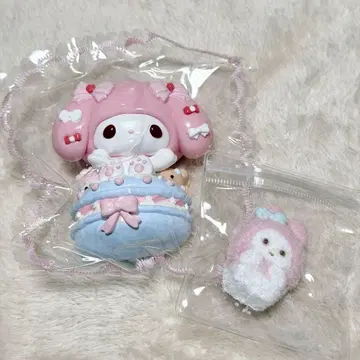 마이멜로디 마카롱 스퀴즈 폭신폭신 가루 포함