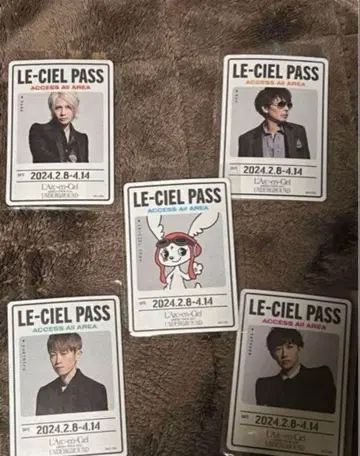 E상 [ 백스테이지 패스풍 기념 스티커 ] (5개 세트)