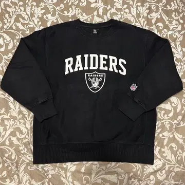 [ NFL ] 레이더스 GU 콜라보 맨투맨 트레이닝복