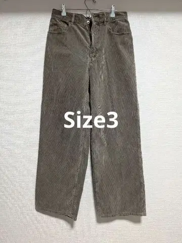 [ 새상품 ] AURALEE CORDUROY WIDE 5P PANTS