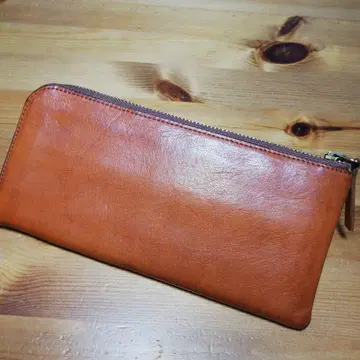 SLOW 슬로우 가죽 장지갑 브라운 WALDER 지퍼 지갑