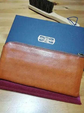 SLOW 슬로우 가죽 장지갑 브라운 WALDER 지퍼 지갑