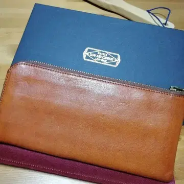 SLOW 슬로우 가죽 장지갑 브라운 WALDER 지퍼 지갑