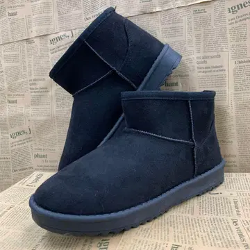 새상품 여성용 M 사이즈 경량 보아 안감 숏 어그 부츠 528 블랙