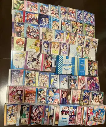 러브 라이브! 러브 라이브 선샤인 CD 묶음 판매 세트 75개 미개봉 등