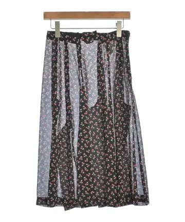 트리코트 꼼데가르송 롱 맥시 길이 스커트 여성용