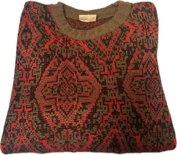 기하학 패턴 니트 80s~90s