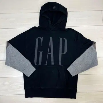 GAP 후드 부착 후드티 S 사이즈 블랙/그레이