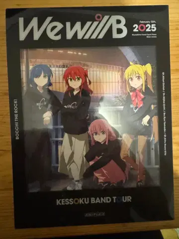 결속 밴드 we will B LIVE dvd 2매 세트