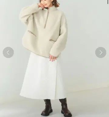 B:MING by BEAMS / 퀼팅 플레어 스커트