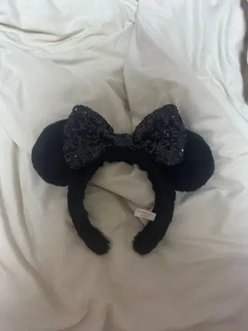 미키 귀 머리띠 블랙
