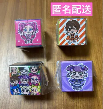 하라주쿠 페스티벌 큐브 퍼즐 4개 세트 리얼 피스 컴프 세트