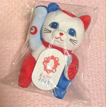 오사카 엑스포 마네키네코 봉제 인형