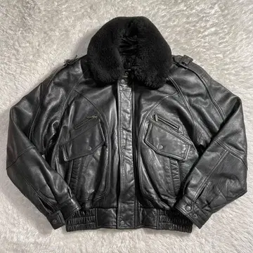 윈드아머 플라이트 자켓 A-2 가죽 자켓 무스탕 옷깃