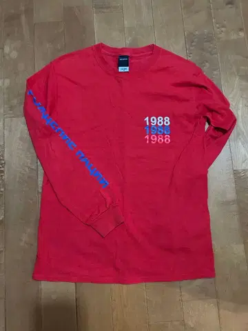 Zia & Yont 1988 프린트 T셔츠 레드