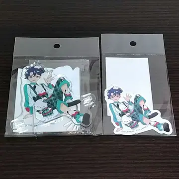 비밀의 아이프리 산리오 스바루 아크릴 스탠드 홀로그램 스티커