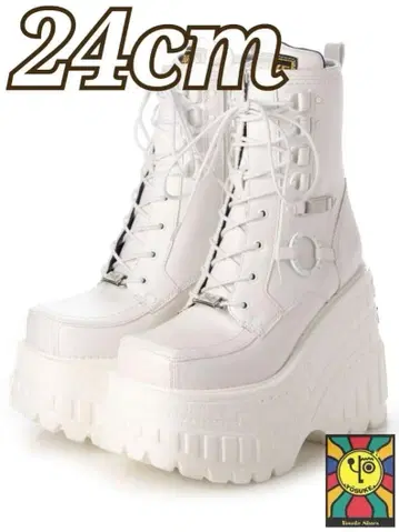 배송비 포함 24cm YOSUKE 하드계 초통굽 부츠 화이트