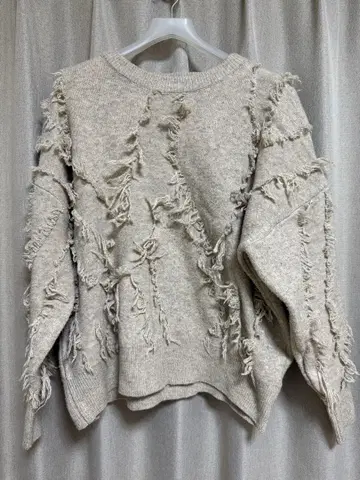 MODE NORM CORE 지그재그 프린지 풀오버