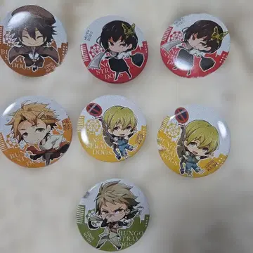 문호 스트레이독스 AGF2015 캔뱃지 묶음 판매