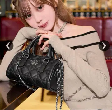 미셸 마카롱 퀼팅 숄더백