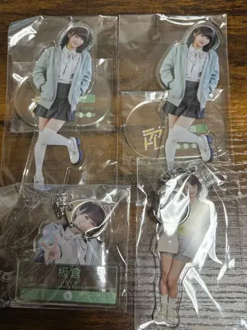 이타쿠라 카나 아크릴 스탠드, 스트랩 4개 세트 낱개 판매 가능!