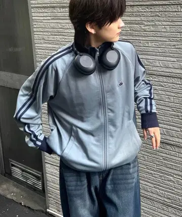 Kappa 트랙 자켓 색스 블루 M