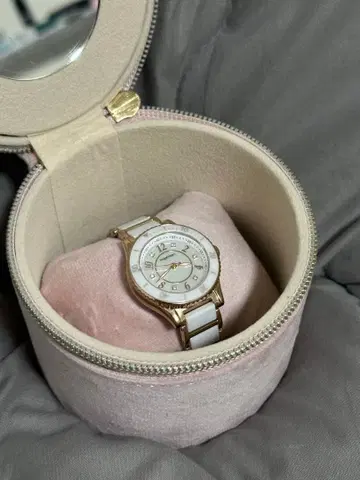 Angel Heart 화이트 골드 시계