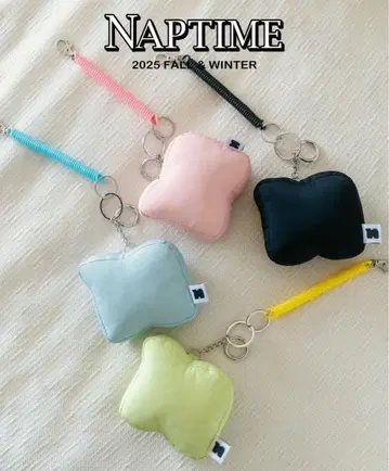 [ 새상품 ] Nissy naptime 2025 FW 쿠션 키링 (블랙)