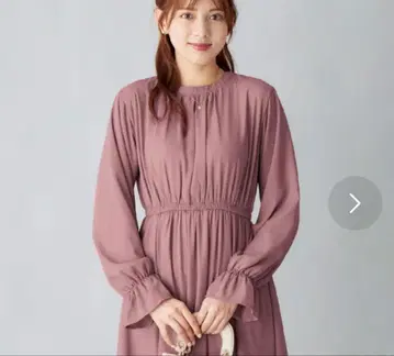 Alotta 따뜻한 안감 캔디 소매 원피스 3L