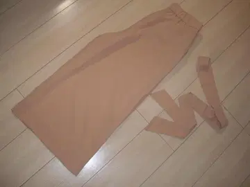 월드 오파크 클립 베이지 페일 오렌지 와이드 팬츠 40