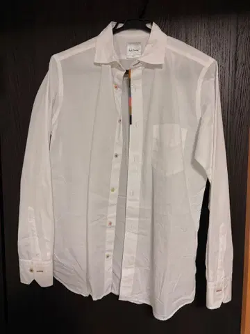 거의 새상품 Paul Smith 화이트 셔츠 M