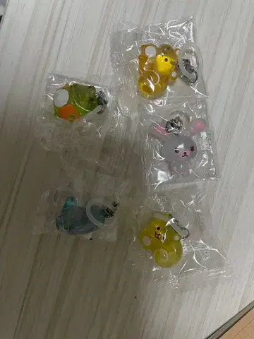 토끼 모피 메지루시 액세서리 세미 컴프